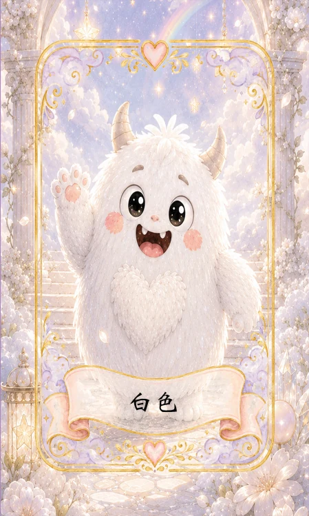 小小元辰宮™情緒探索卡・白色