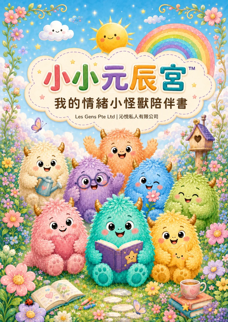 《小小元辰宮™：我的情緒小怪獸陪伴書》書封